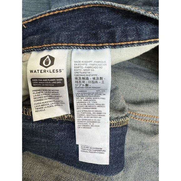 Levi's 469 Sz 40 Shorts Mens Loose Blue Denim 100% Cotton 12” Inseam New NWT - Picture 9 of 11